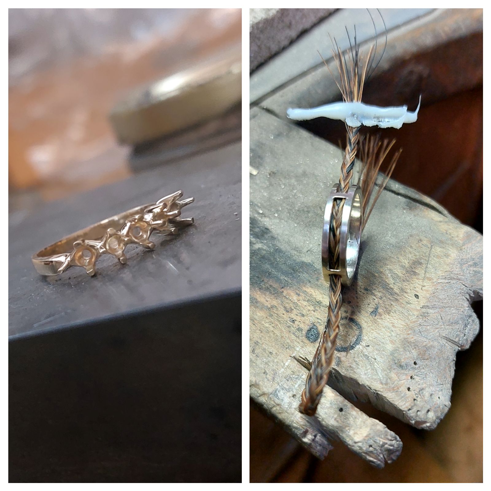 Alliances en cours de fabrication dans l'atelier