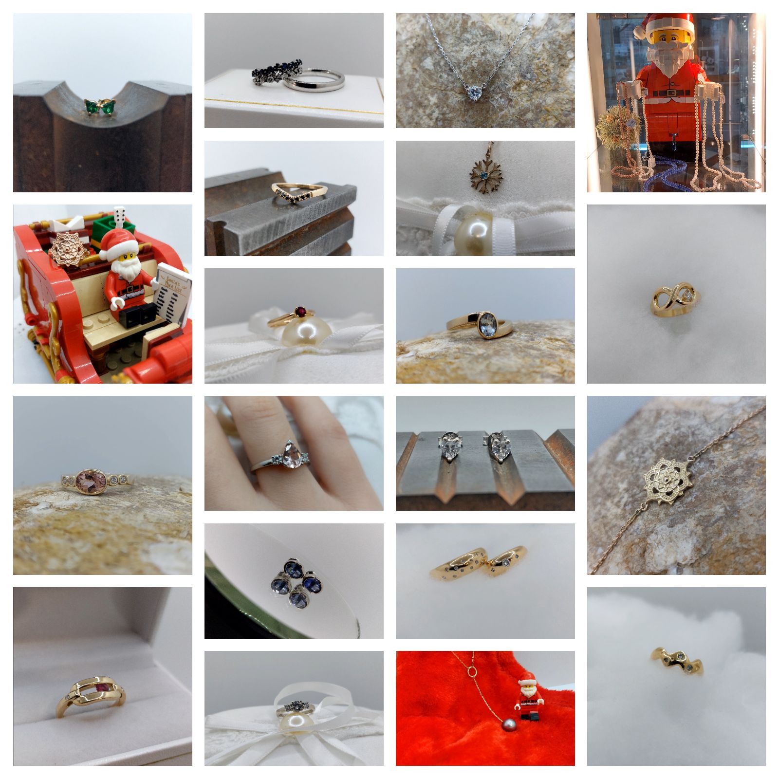 Panorama de cr&eacute;ations &mdash; bagues, pendentifs et colliers