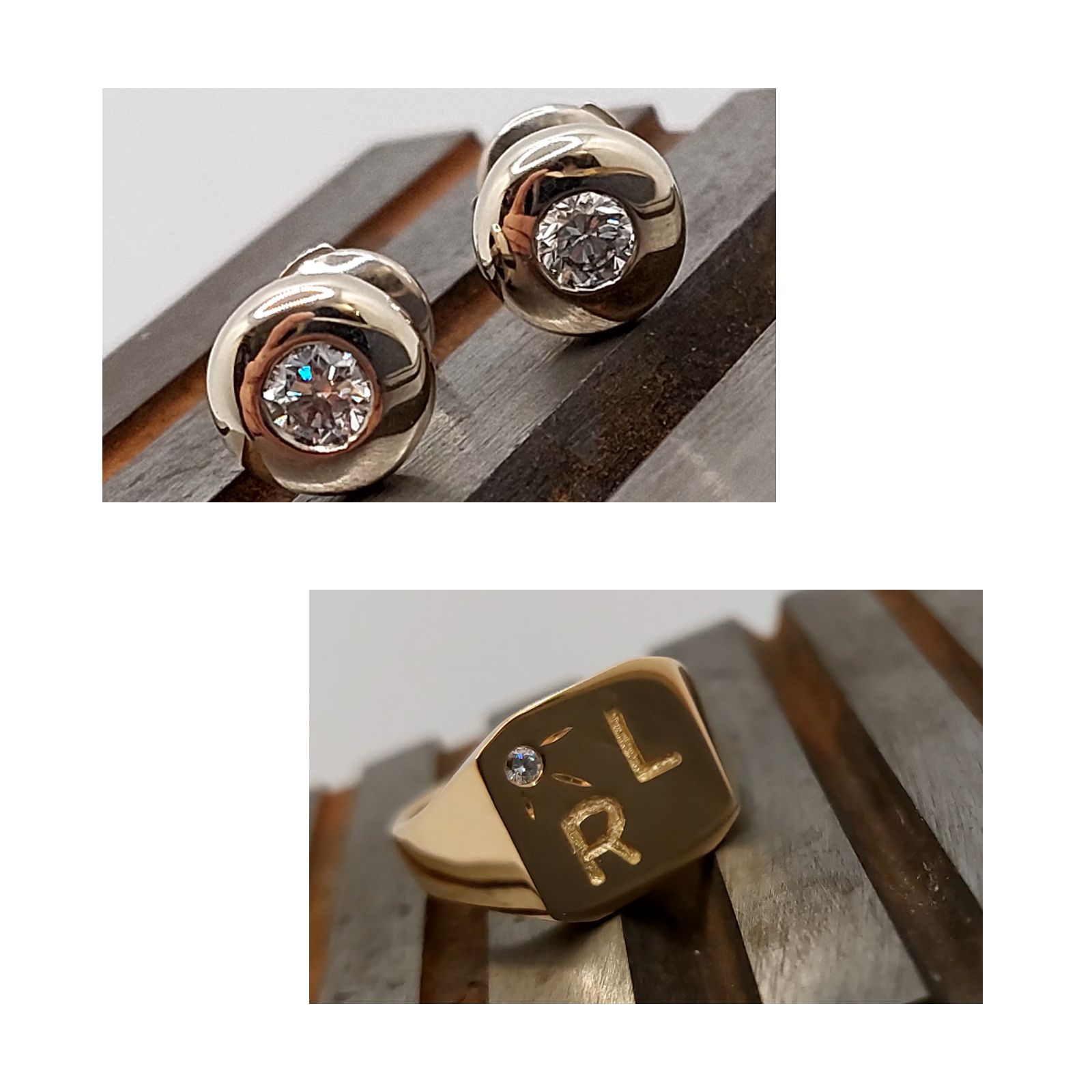 Fabrications or 750 milli&egrave;mes et diamants